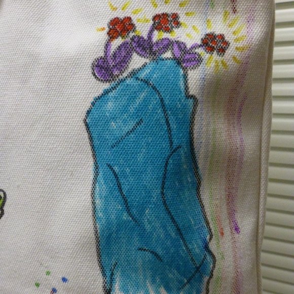 Versace Canvas Tote Bag w/Leather Trim from CARES 2009 LTD Edition, nwt - Picture 6 of 15